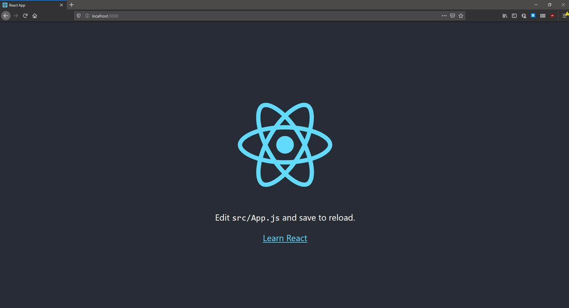 Basic Create React Screen